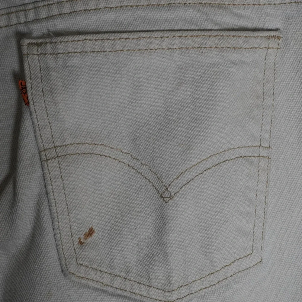 Vintage Levis 550 Relaxed Fit Tapered Leg Jeans Mens 36x32 Beige Denim Pants‎